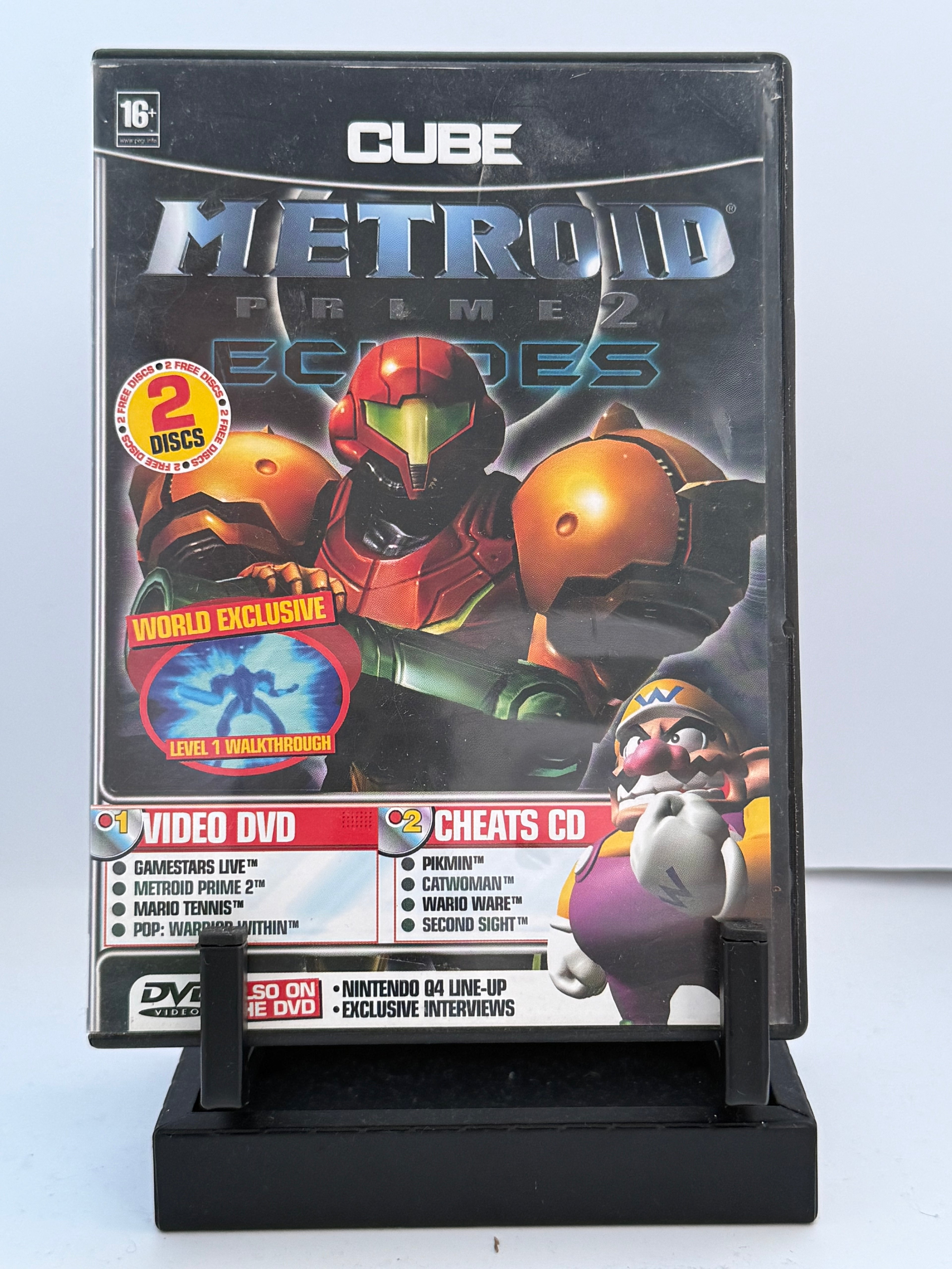 Cube Metroid Prime 2 ECHOES 2 DISCS CHEATS AND WALKTHROUGHS - Gamecube