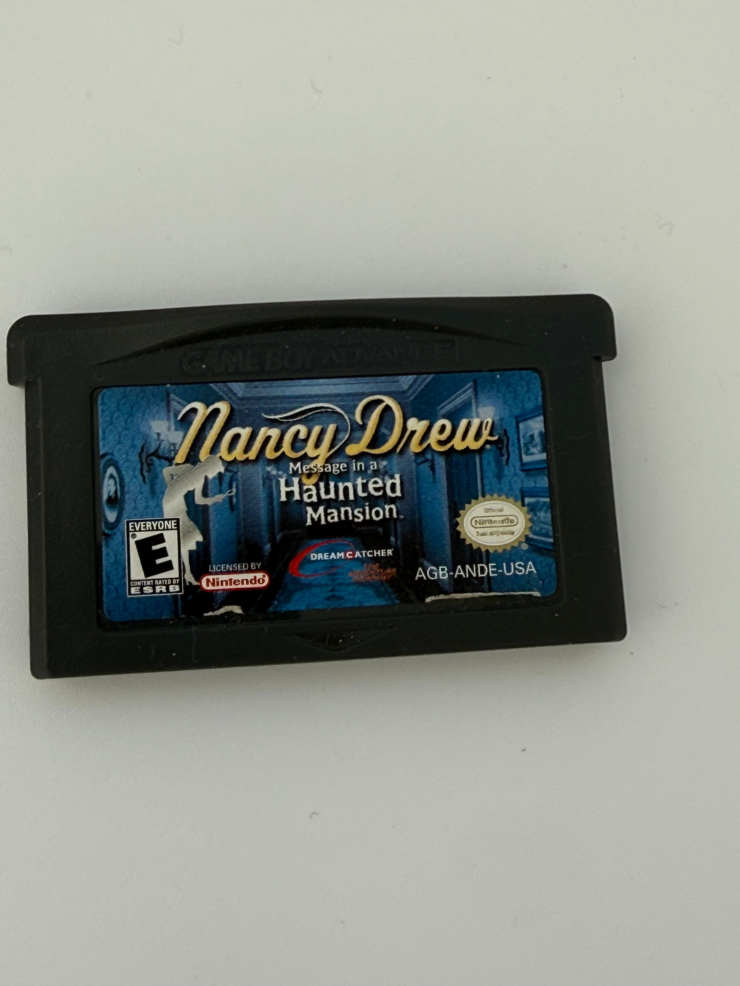 Nancy Drew Message in A HAunted Mansion - Gameboy