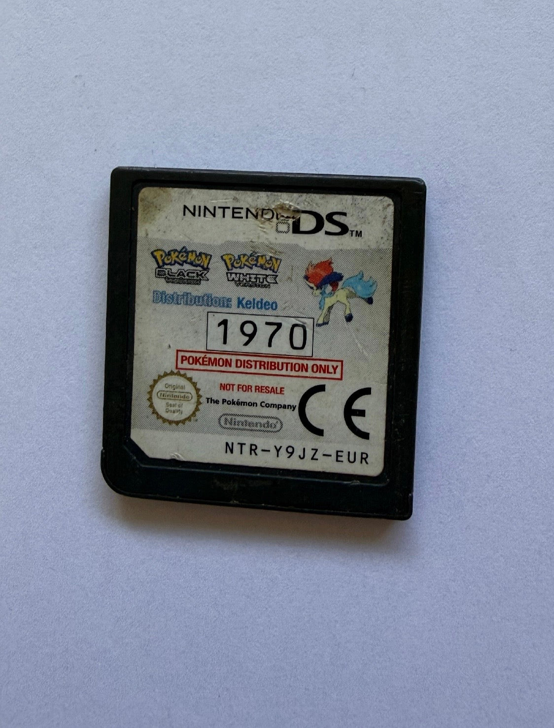 Pokémon Black & White Keldeo Distribution Cartridge – Nintendo DS
