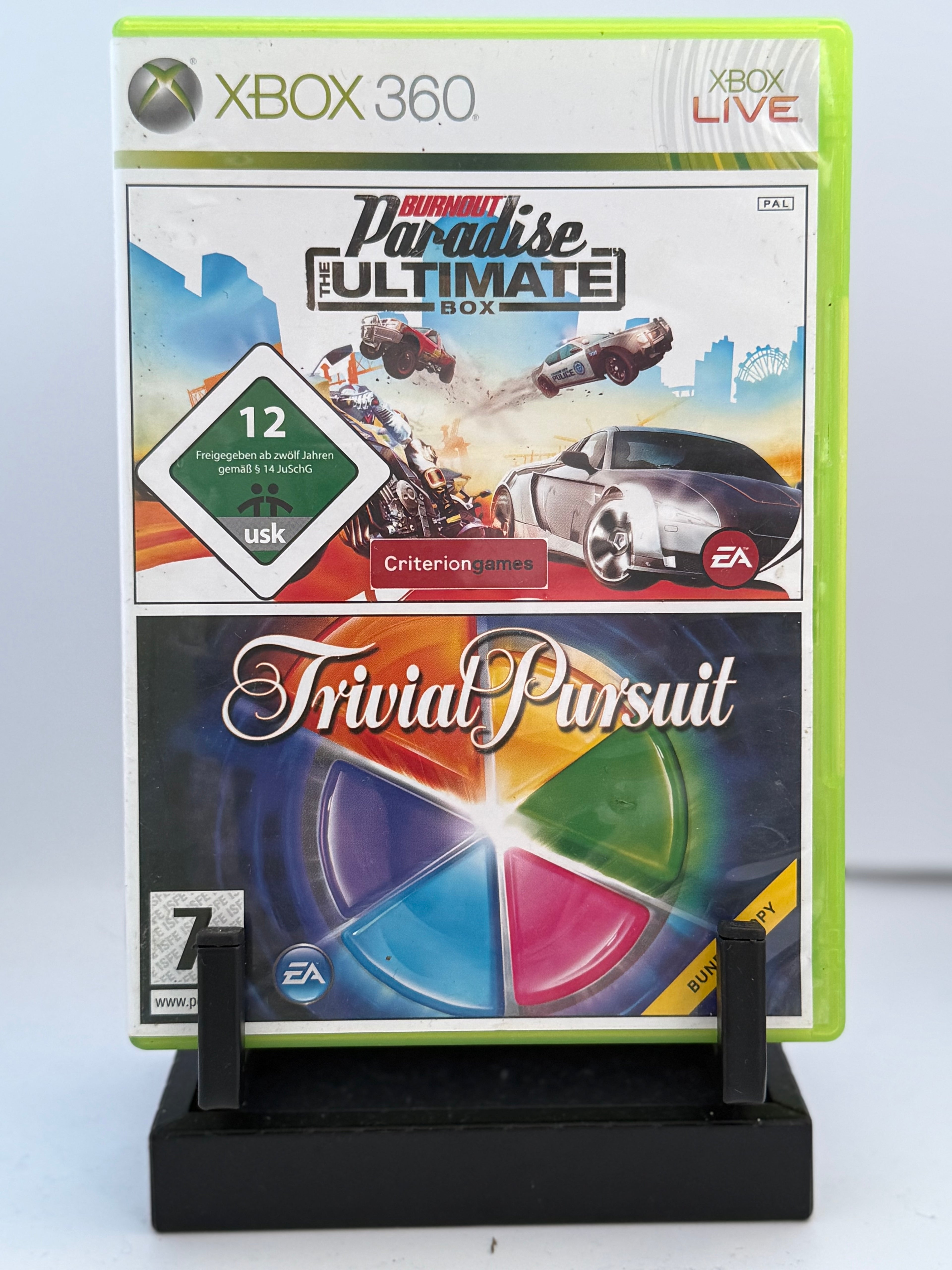 Burnout Paradise Ultimate & Trivia Pursuit - Xbox 360