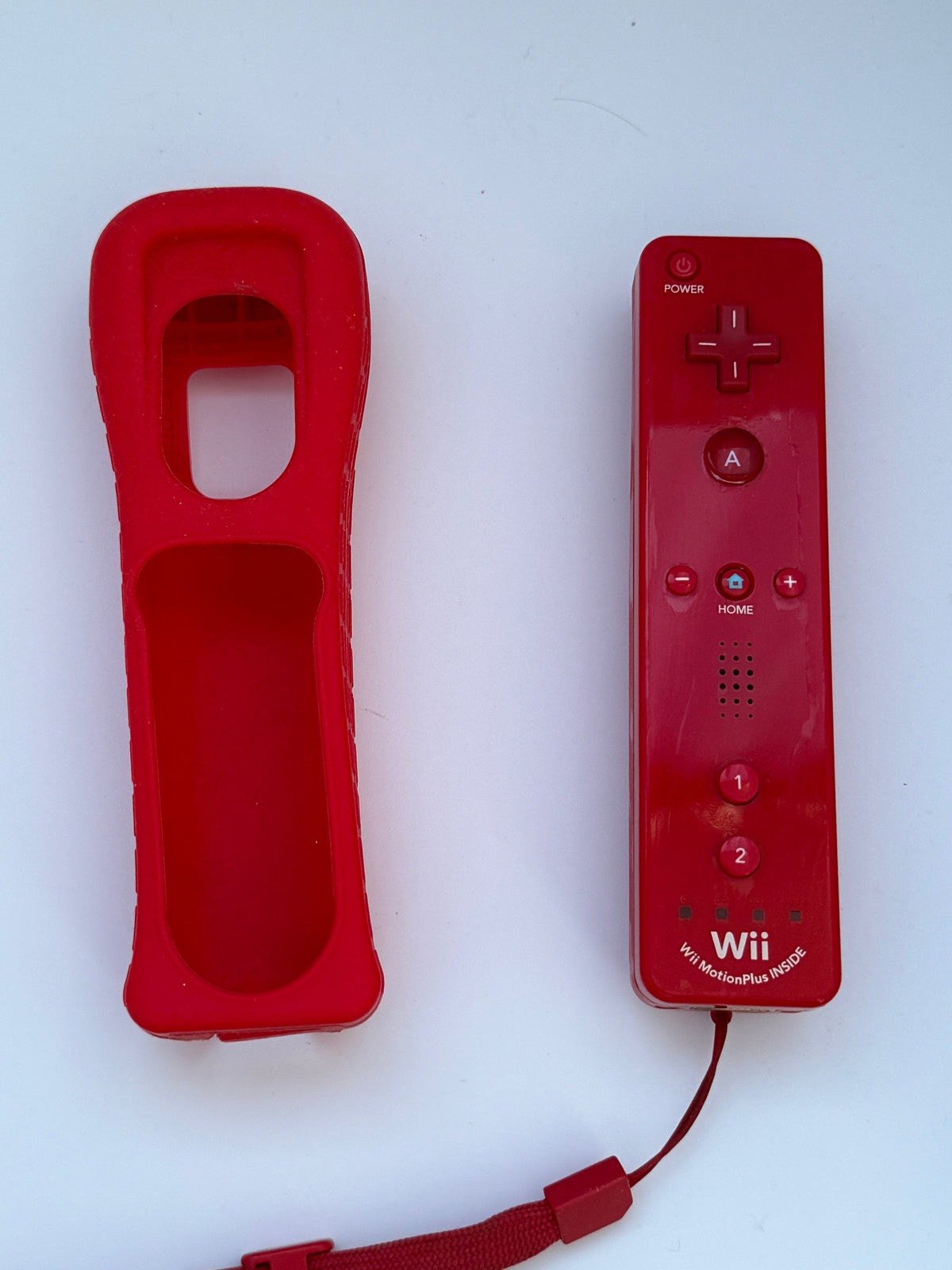 Nintendo Wii Remote WiiMote met Wii MotionPlus – Rood