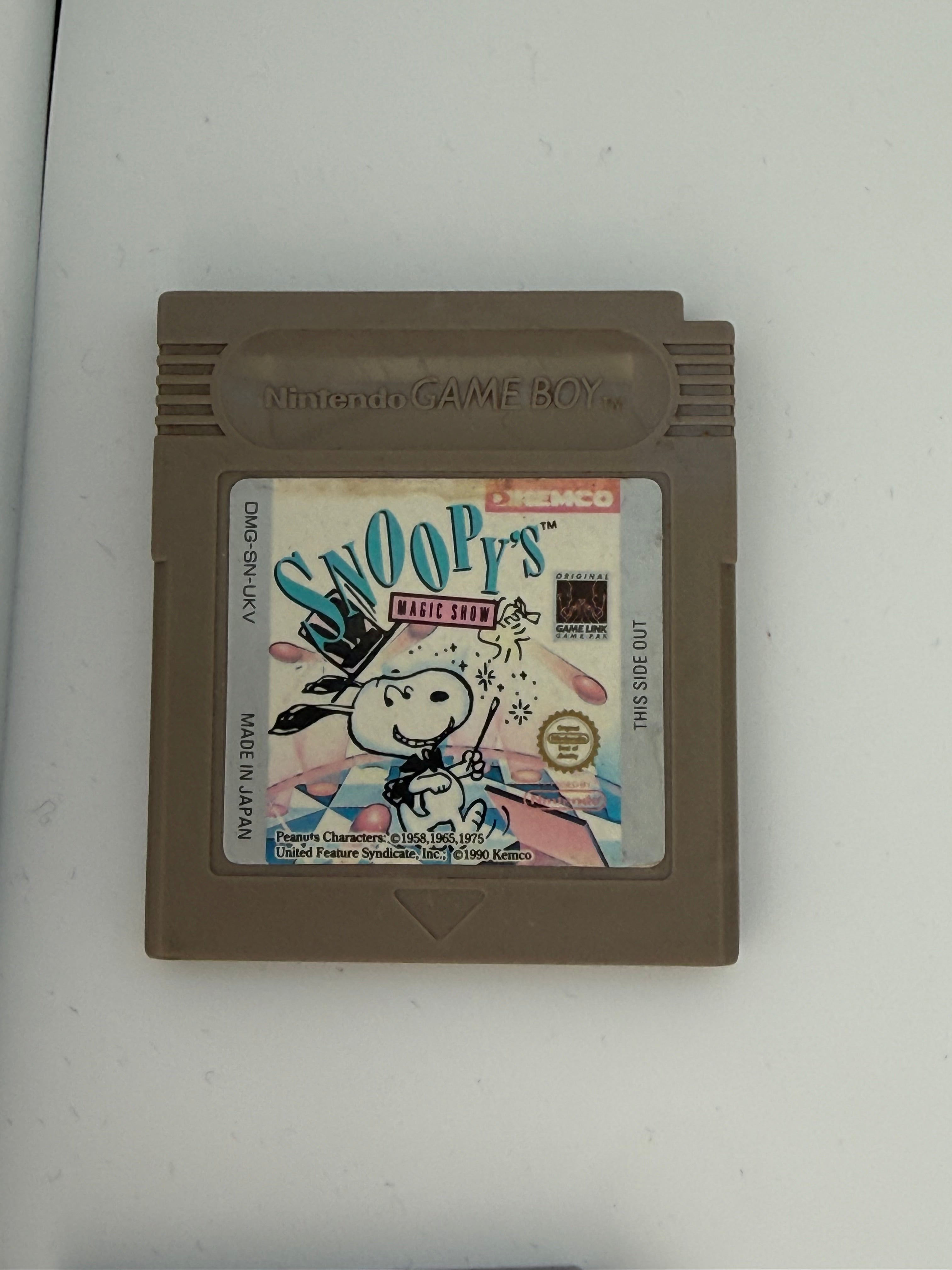 Snoopy’s Magic Show - Gameboy