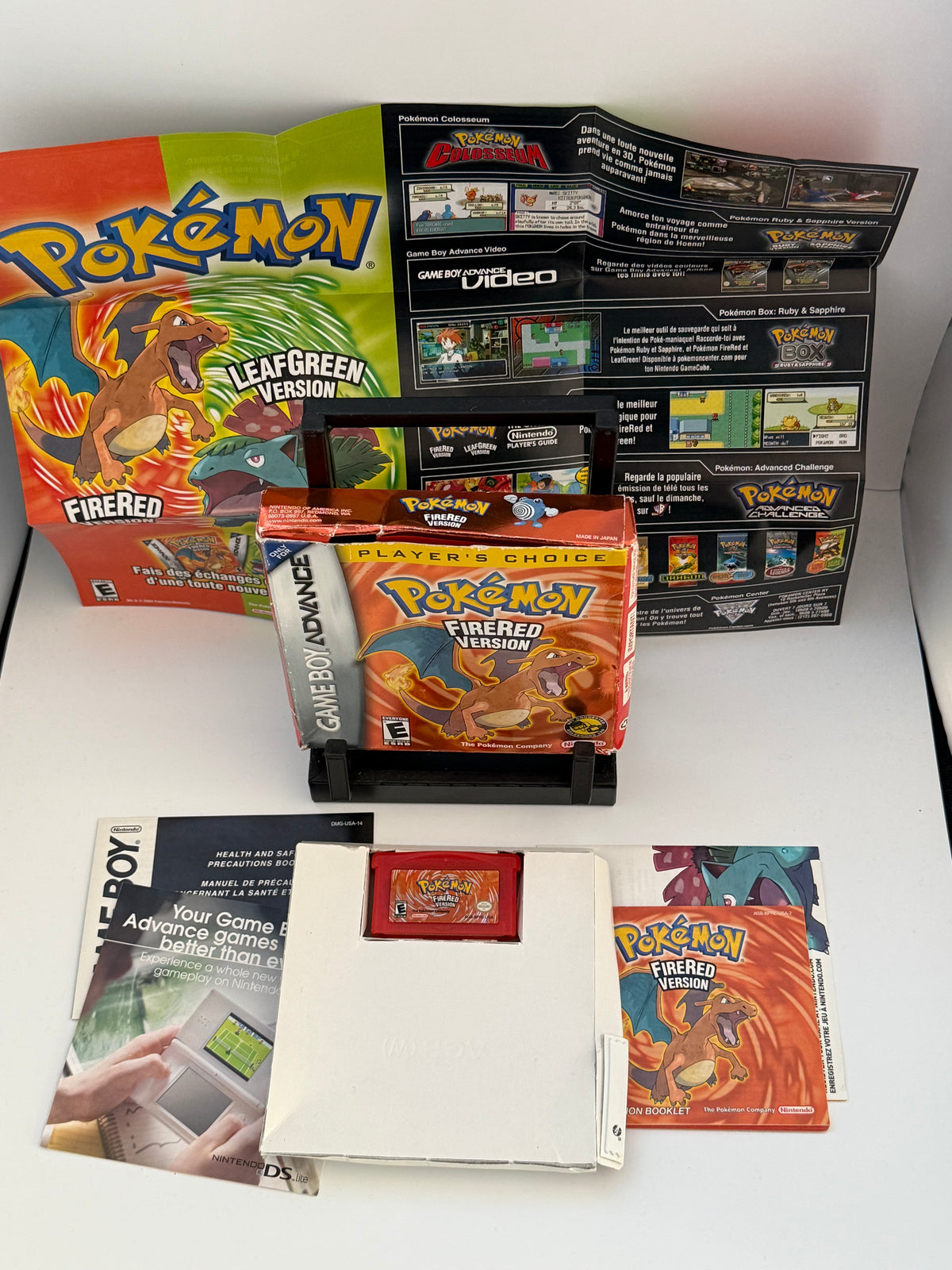 Pokemon Firered Inclusief Doosje, handleiding en Boekjes